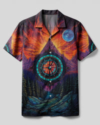 ALWAYS TAKE THE SCENIC ROUTE CAMP SHIRT - TLTW2705231