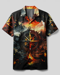 ALWAYS TAKE THE SCENIC ROUTE CAMP SHIRT - TYTM0506231