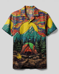 LIFE HURTS NATURE HEALS CAMP SHIRT - TLTW1905231