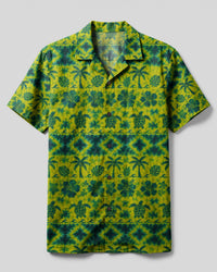 ALOHA TURTLE STRIPE CAMP SHIRT  - TLTW0307266