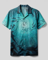 OCEAN WHALE CAMP SHIRT - YHHG0104254