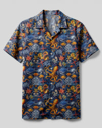 UNDERSEA WORLD SEAMLESS CAMP SHIRT  - TLTW2703255