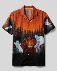 LET'S GET TOASTED BOOS HALLOWEEN CAMP SHIRT - YHDU1109234