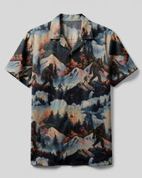 LANDSCAPE BIGFOOT WITH FLAG CAMP SHIRT   - TLNO2206261