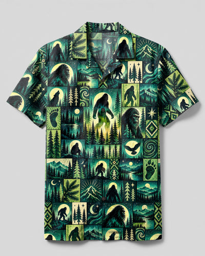 BIGFOOT WILDERNESS PATCHWORK CAMP SHIRT - TYPQ0810264