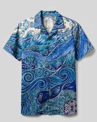 OCEAN WHISPERS CAMP SHIRT - TYPQ0508263