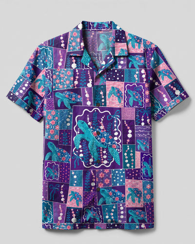 TURTLE ISLAND BLOOM CAMP SHIRT - TYPQ1108263