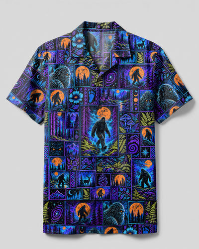 CRYPTID BIGFOOT PATCHWORK CAMP SHIRT - TYPQ2509264