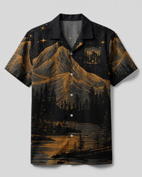 NOT ALL WHO WANDER ARE LOST BIGFOOT COMPASS CAMP SHIRT  - TLNO2410241