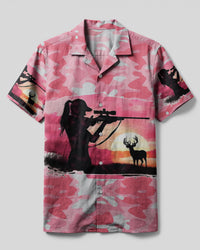 PRETTY IN PINK HUNTING CAMP SHIRT - TYQY0111245