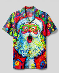 FUNNY SANTA CHRISTMAS CAMP SHIRT - TYPQ2310265