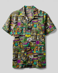 FUNNY TIKI BEACH CAMP SHIRT - YHLT2803254