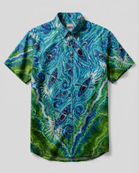 LAKESIDE KAYAK WATERFLOWL BUTTON-DOWN COLLAR SHIRT - KMTM1607261