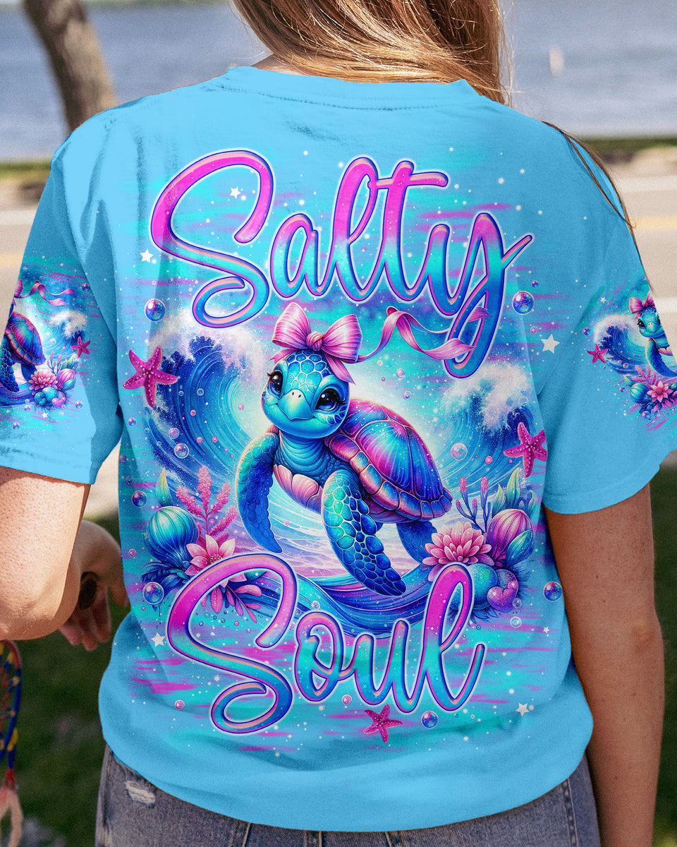 SALTY SOUL TURTLE ALL OVER PRINT - TLNO2805244 – Good in the Woods