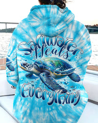SALTWATER HEALS EVERYTHING TURTLE ALL OVER PRINT - TYTM0201241