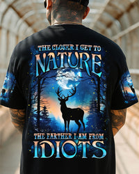 THE CLOSER I GET TO NATURE DEER ALL OVER PRINT - YHHN2606254