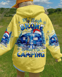 MY SLEIGH BROKE CAMPING CHRISTMAS ALL OVER PRINT - TLNO1109233