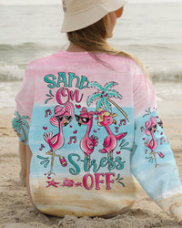 SAND ON STRESS OFF FLAMINGO ALL OVER PRINT - TLNO2109231