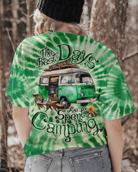 THE BEST DAYS ARE SPENT CAMPING TIE DYE ALL OVER PRINT - TLNO0806234