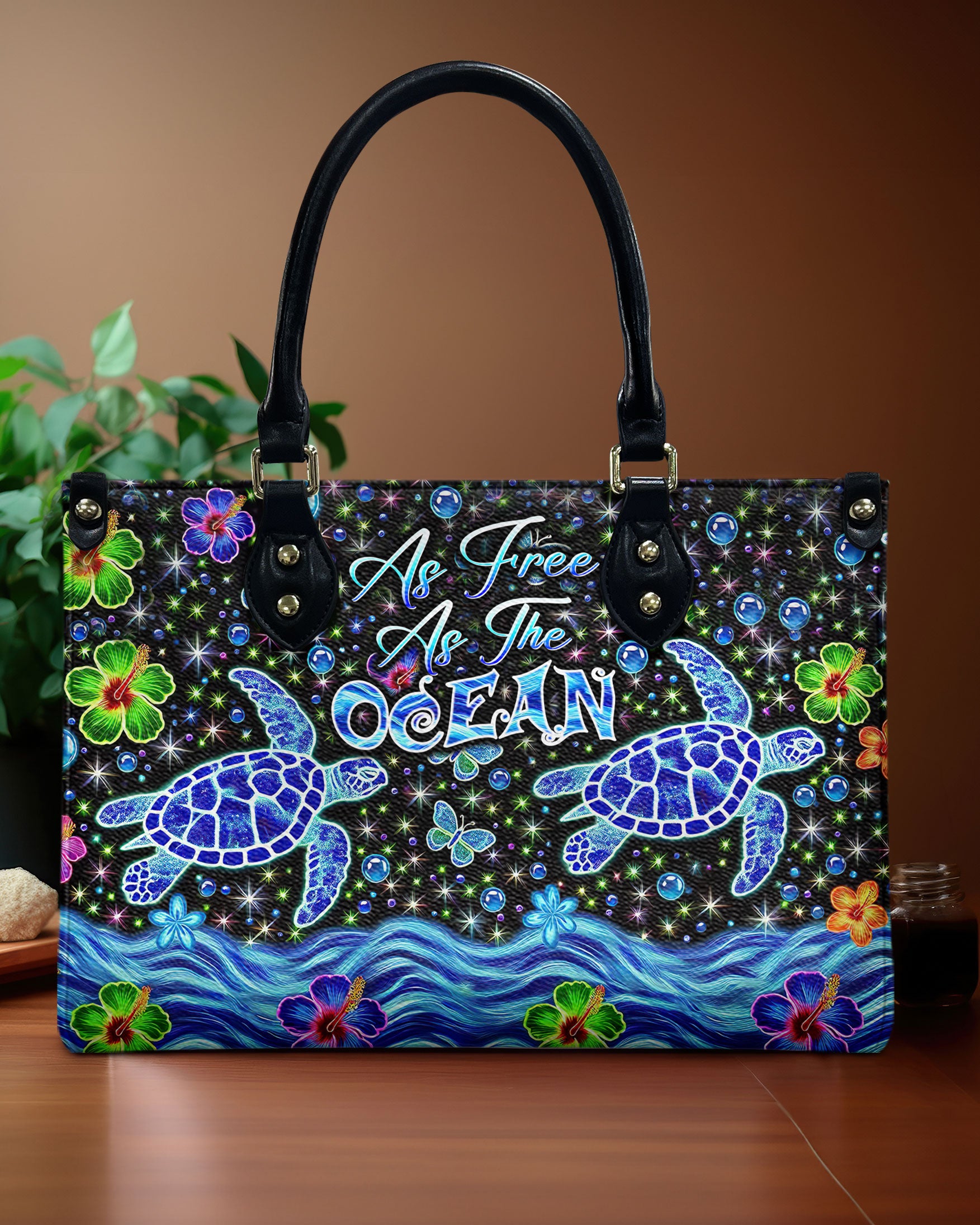 AS FREE AS THE OCEAN LEATHER HANDBAG - TLTW0108244