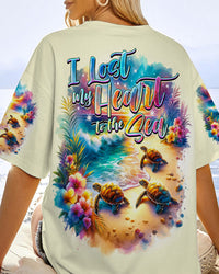 I LOST MY HEART TO THE SEA TURTLE ALL OVER PRINT - TY1611231