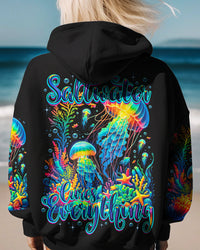 SALT WATER CURES EVERYTHING JELLYFISH ALL ALL OVER PRINT - TY0612231