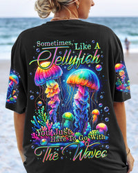 GO WITH THE WAVES JELLYFISH ALL OVER PRINT - TY0712233