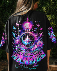 NOT ALL WHO WANDER ARE LOST COMPASS GALAXY ALL OVER PRINT - TY1602241