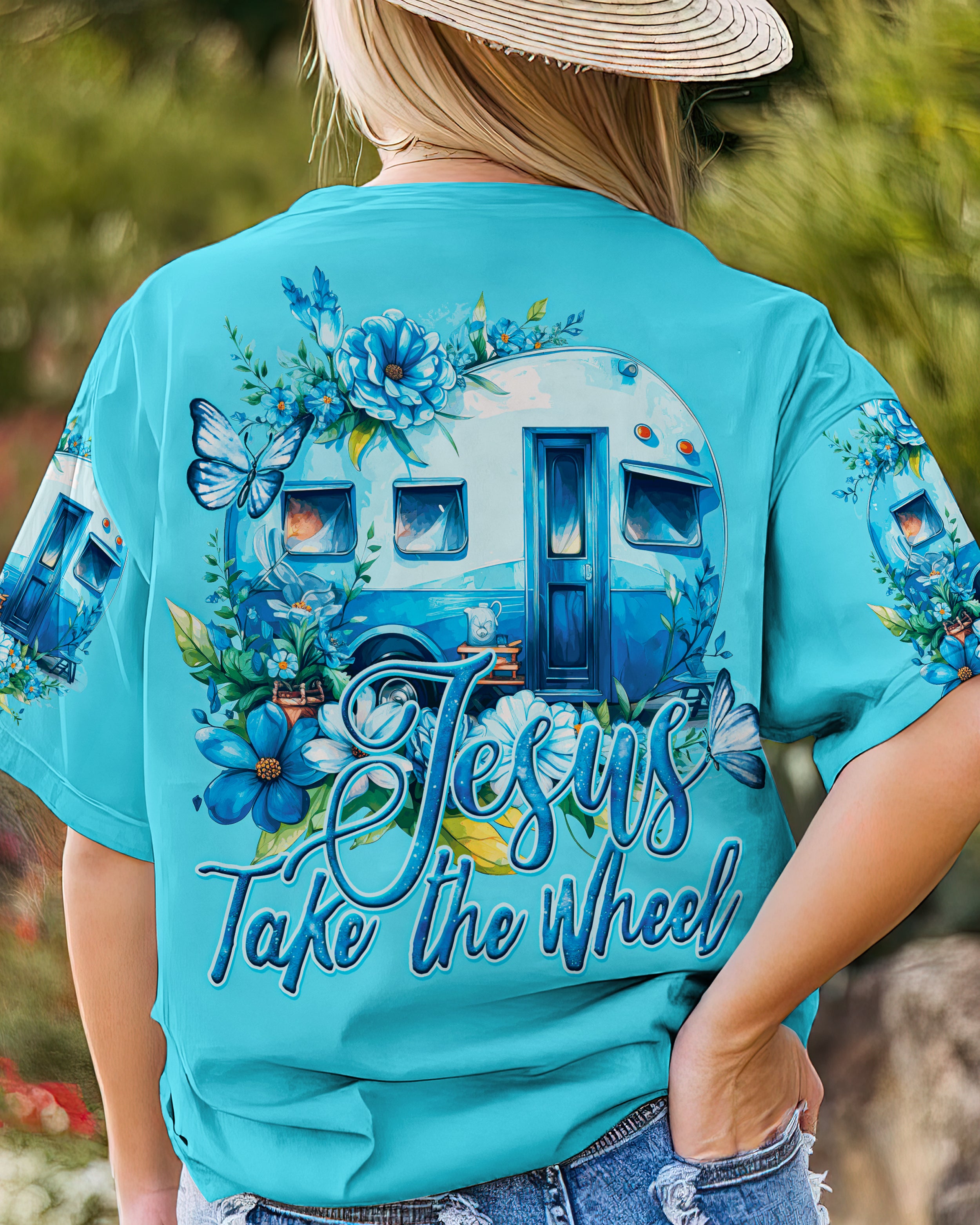 JESUS TAKE THE WHEEL ALL OVER PRINT - TY0412231