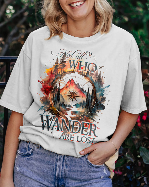 NOT ALL WHO WANDER ARE LOST COTTON SHIRT - TY1505231