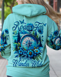 ROAM FAR AND WANDER WIDE COMPASS ALL OVER PRINT - TY0212234