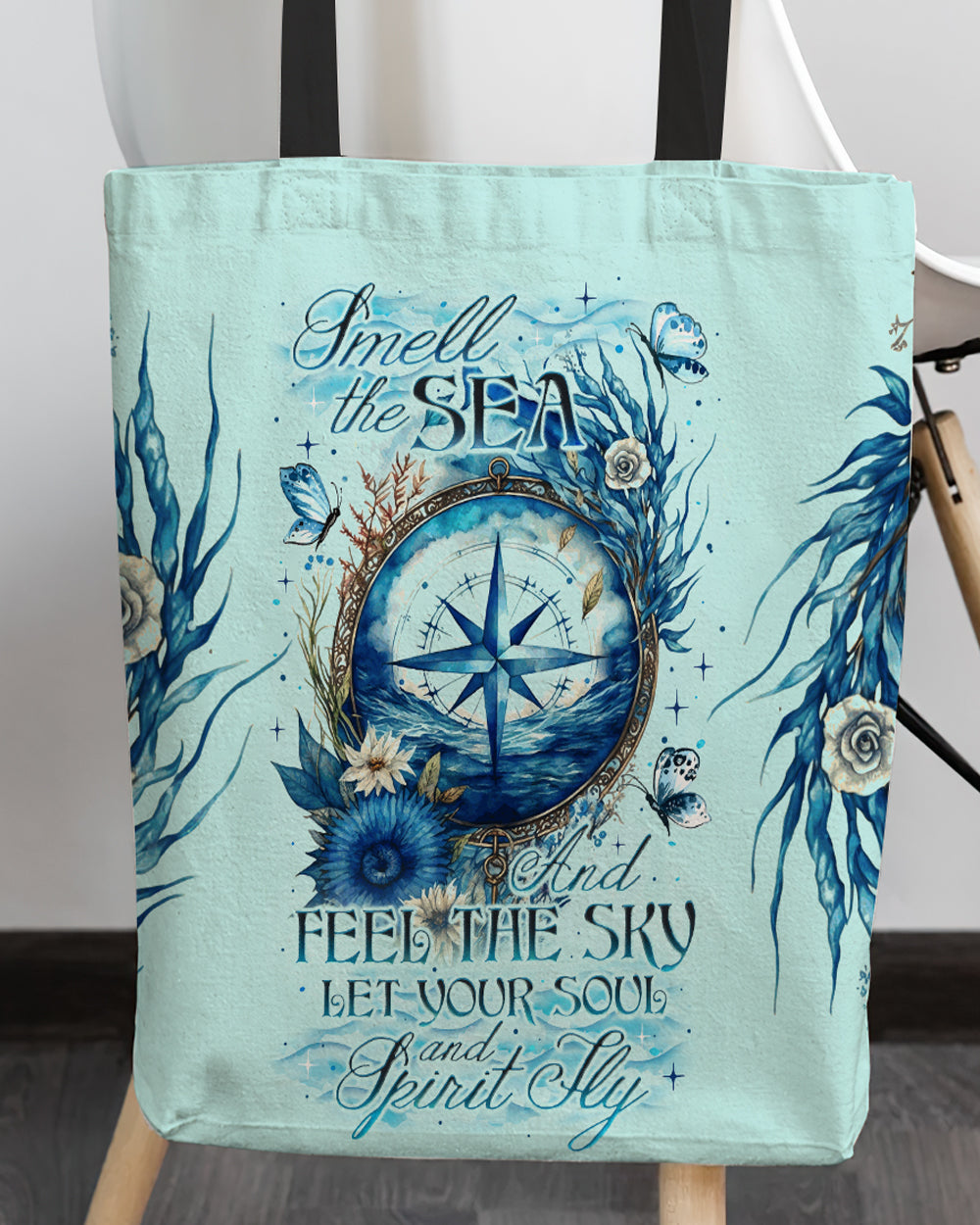 SMELL THE SEA AND FEEL THE SKY TOTE BAG - TY2305235