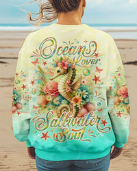 OCEAN LOVER SALTWATER SOUL SEAHORSE ALL OVER PRINT  - TLNO2502251