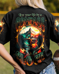 LIVE YOUR LIFE BY A COMPASS ALL OVER PRINT - TY2204231