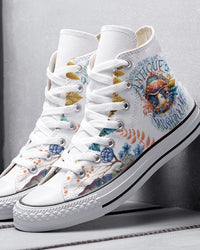 THE OLDEST ART A MUSHROOM HIGH TOP CANVAS SHOES - TY2804233