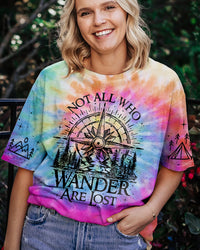 NOT ALL WHO WANDER ARE LOST TIE DYE ALL OVER PRINT - TY2704231