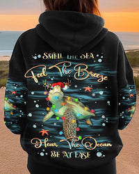 SMELL THE SEA FEEL THE BREEZE CHRISTMAS TURTLE ALL OVER PRINT - YHKD0311231