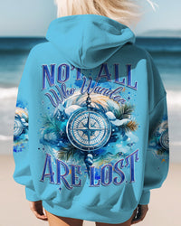NOT ALL WHO WANDER ARE LOST COMPASS ALL OVER PRINT - TYQY1609232
