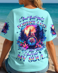 AND INTO THE FOREST I GO COMPASS ALL OVER PRINT - TYQY19062511