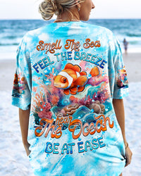 SMELL THE SEA FEEL THE BREEZE CLOWNFISH ALL OVER PRINT - TY2007231