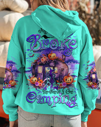 MY BROOM BROKE SO NOW I GO CAMPING HALLOWEEN ALL OVER PRINT - TY1108231