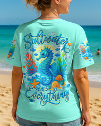 SALTWATER HEALS EVERYTHING SEAHORSE ALL OVER PRINT - TYQY16042510