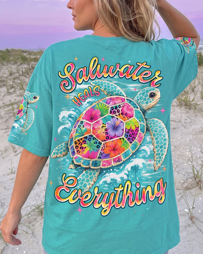 SALTWATER HEALS EVERYTHING TURTLE ALL OVER PRINT - TYPQ2407262