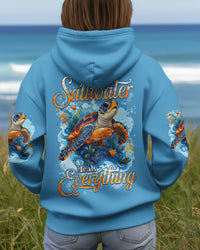 SALTWATER HEALS EVERYTHING TURTLE ALL OVER PRINT - TYTD0612252