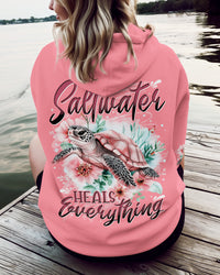 SALTWATER HEALS EVERYTHING TURTLE ALL OVER PRINT - TYTD1010254
