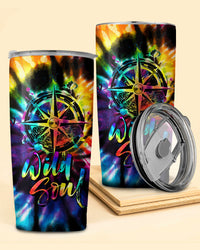 WILD SOUL COMPASS TIE DYE TUMBLER - NZ2804233
