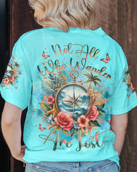 NOT ALL WHO WANDER ARE LOST COMPASS ALL OVER PRINT - YHKD2711232