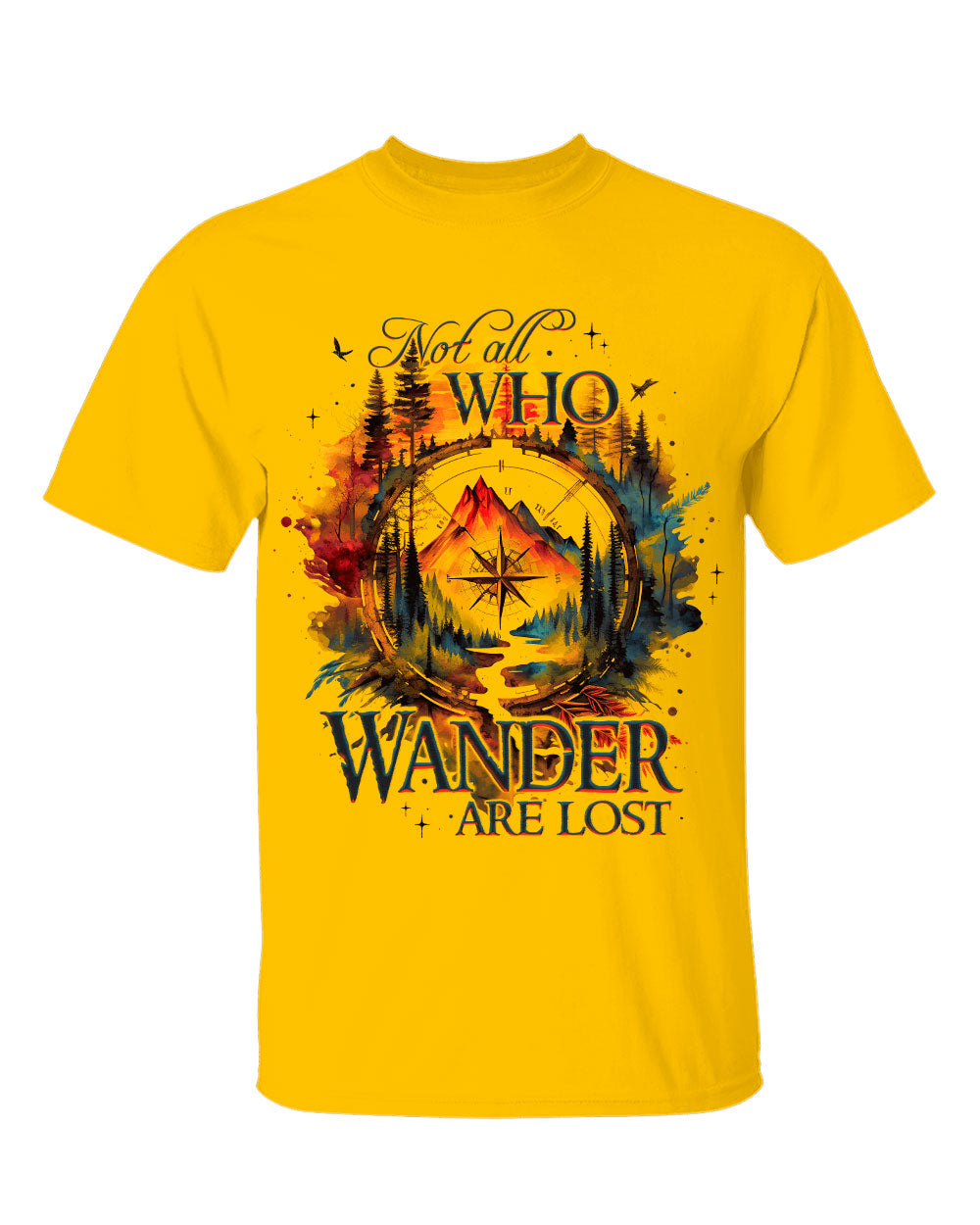 NOT ALL WHO WANDER ARE LOST COTTON SHIRT - TY1505231