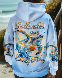 SALTWATER HEALS EVERYTHING TURTLE ALL OVER PRINT - TYTD0402251