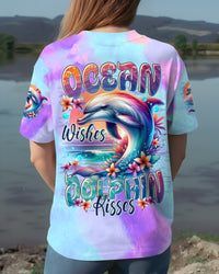 OCEAN WISHES DOLPHIN KISSES ALL OVER PRINT - TYTD0409252